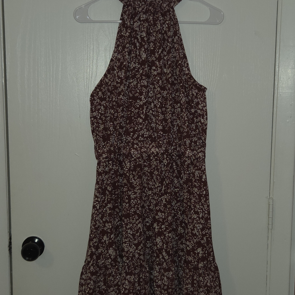 Floral Halter Dress